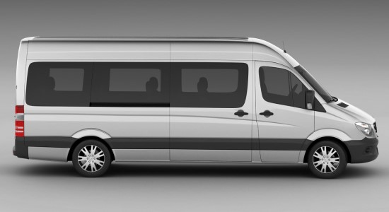 transzfer charleroi reptérről brüsszelbe 16 személyes mercedes sprinter minibusszal
